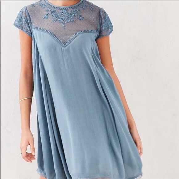 BLACK Kimchi Blue Lace Dress - Picture 1 of 5